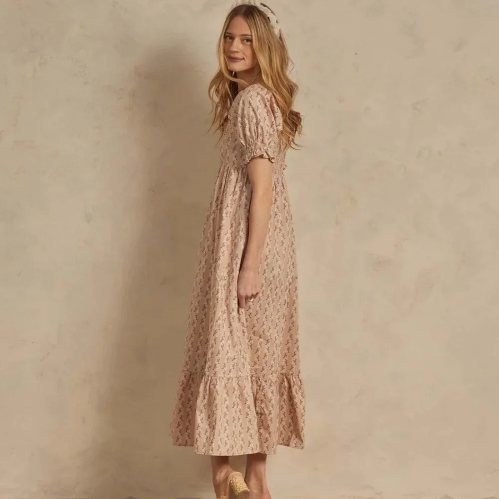 NWT - Rylee + Cru Noralee Chloe Dutsy Rose dress - Picture 3 of 3